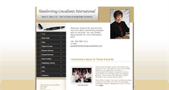 Desktop Screenshot of handwritingconsultants.com